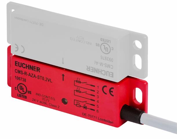 Euchner CMS-R-AXE-05V Read heads CMS, design A - with NO contact combinations, PVC Turkiye