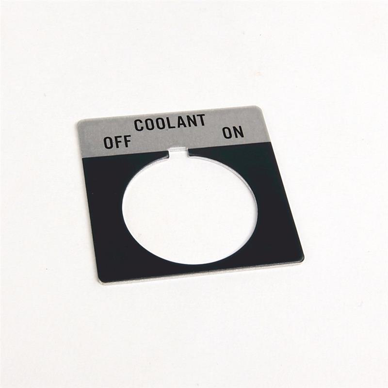 Allen Bradley 800T-X528 30mm 800T OFF-COOLANT-ON Legend Plate Turkiye