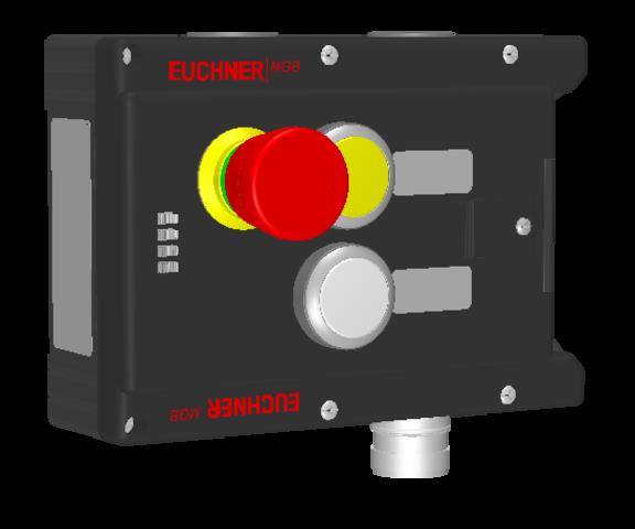 Euchner MGB-L0-ARA-AA2A1-S1-R-116300 Interlocking module MGB-L0-ARA, with 2 pushbuttons, emergency stop, incl label carrier, RC18 Turkiye