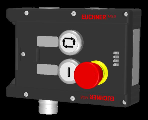 Euchner MGB-L0-ARA-AC4A1-S1-L-117085 Locking module MGB-L0-ARA (guard locking by spring force) with 2 pushbuttons, emergency stop, RC18 Turkiye
