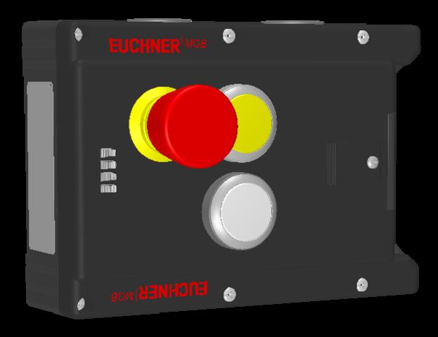 Euchner MGB-L1-ARA-AB8A1-M-110219 Locking module MGB-L1-ARA, (guard locking by spring force) with 2 pushbuttons, emergency stop Turkiye