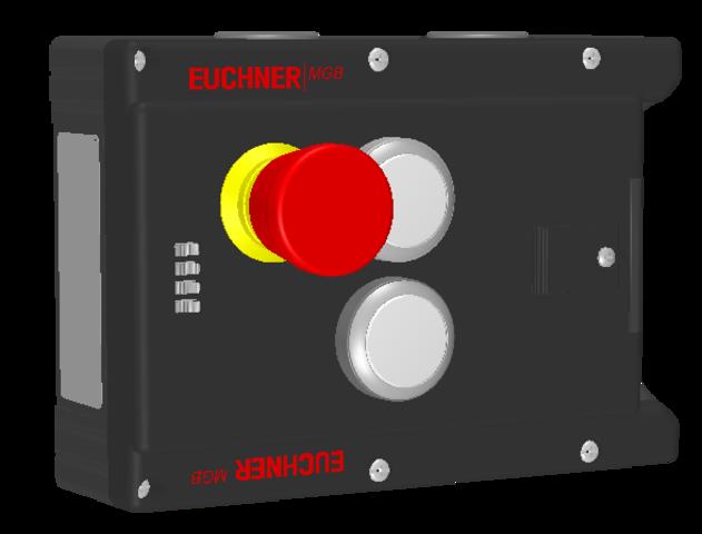 Euchner MGB-L1-ARA-AG2A1-M-114784 Locking module MGB-L1-ARA, (guard locking by spring force) with 2 pushbuttons, emergency stop Turkiye