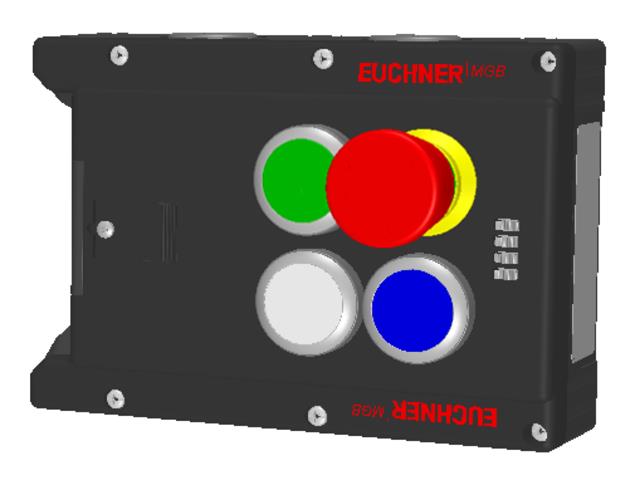 Euchner MGB-L1-ARA-AJ1A1-M-117230 Locking module MGB-L1-ARA, (guard locking by spring force) with 3 pushbuttons, emergency stop Turkiye