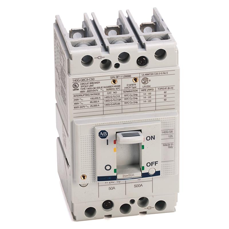 Allen Bradley 140G-G6C3-C60 140G 125A Frame Molded Case Ckt-Bkr Turkiye