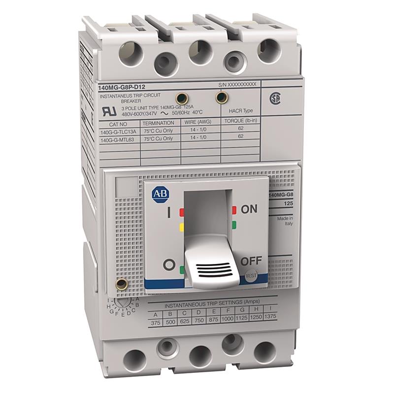 Allen Bradley 140MG-G8P-D10 140MG 100A G Frame Motor Ckt Protector Turkiye