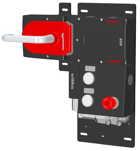 Euchner MGB-L1HB-PNA-L-121847 Locking set MGB-L1-PN (guard locking by spring force) with 3 control elements, push-pull plug Turkiye