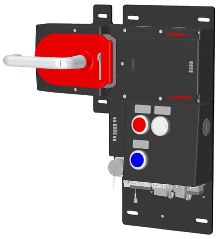 Euchner MGB-L1HB-PNC-L-115139 Locking set MGB-L1-PN (guard locking by spring force) with 3 control elements, push-pull plug, RC12 Turkiye