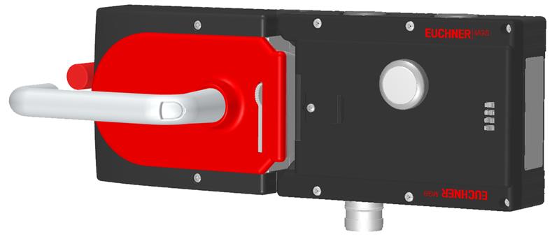 Euchner MGB-L1HE-ARA-L-121040 Locking set MGB-L1HE-ARA, (guard locking by spring force) with 1 pushbutton, RC18 Turkiye