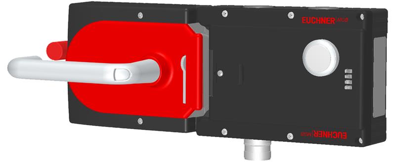 Euchner MGB-L1HE-ARC-L-121042 Locking set MGB-L1HE-ARC (guard locking by spring force) with 1 pushbutton, RC18, multicode Turkiye