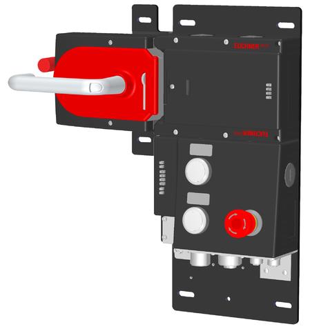 Euchner MGB-L1HEB-PNA-L-158417 Locking set MGB-L1-PN (guard locking by spring force) with 2 control elements, 7/8