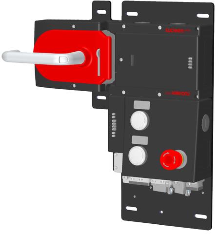 Euchner MGB-L2HB-PNA-L-121845 Locking set MGB-L2-PN (guard locking by solenoid force) with 3 control elements, push-pull plug Turkiye