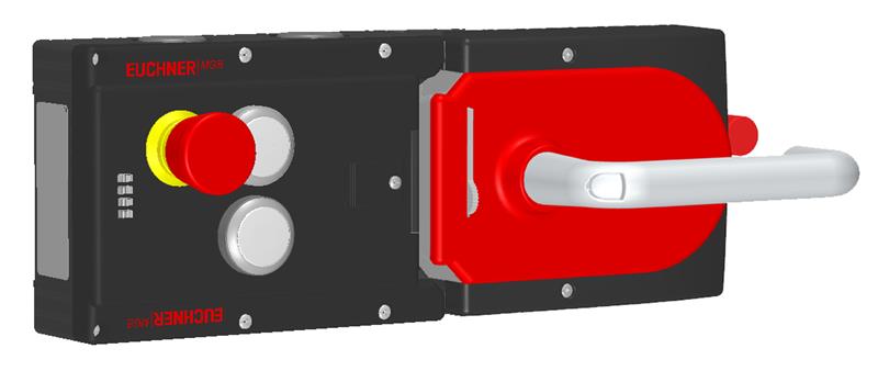 Euchner MGB-L2HE-ARA-R-121223 Locking set MGB-L2HE-ARA (guard locking by solenoid force) with 2 pushbuttons, emergency stop Turkiye
