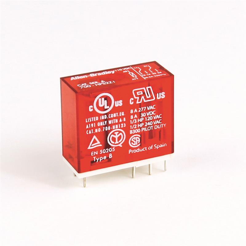 Allen Bradley 700-HPS2Z24 24V  DPDT PCB Style 2 Pole Safety Relay Turkiye