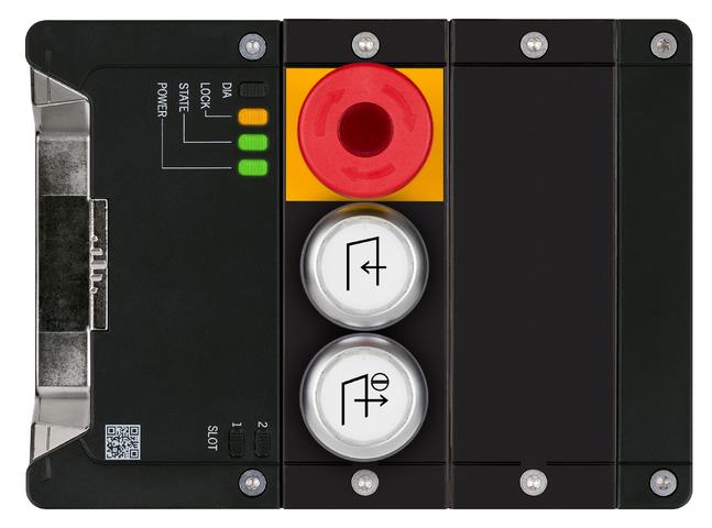 Euchner MGB2-I-MLI-U-YE5A4-KA-L-170481 Interlocking module MGB2-I-MLI (2 pushbuttons, emergency stop, door hinge on left) Turkiye