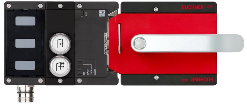 Euchner MGB2-IH-BR-U-S5-PY-R-169585 Complete set MGB2-I-BR (M23, 2 pushbuttons, door hinge on right) Turkiye