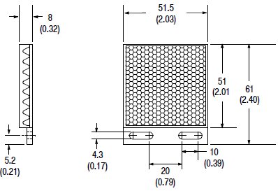 Allen Bradley 92-109 Reflectors for Photo Sensor Turkiye
