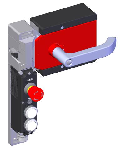 Euchner MGBS-P-L1H-AR-U-R-SH-161563 MGBS set AR, M23, emergency stop, 2 pushbuttons, door hinge on right Turkiye
