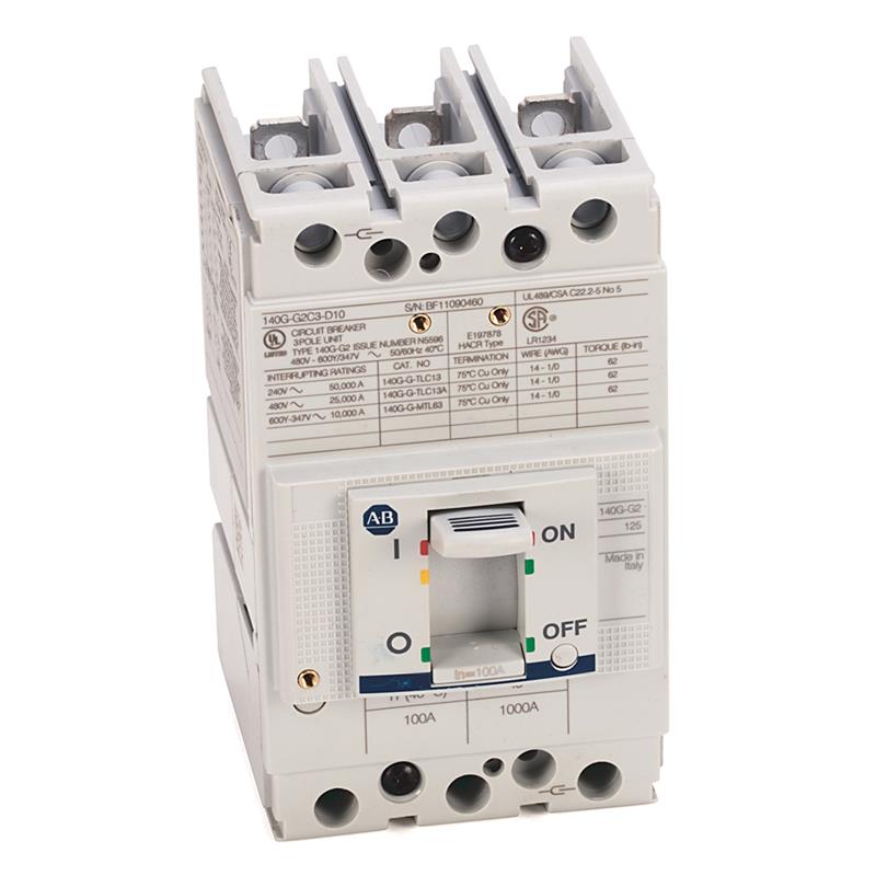 Allen Bradley 140G-G2C3-D11 140G 125A Frame Molded Case Ckt-Bkr Turkiye