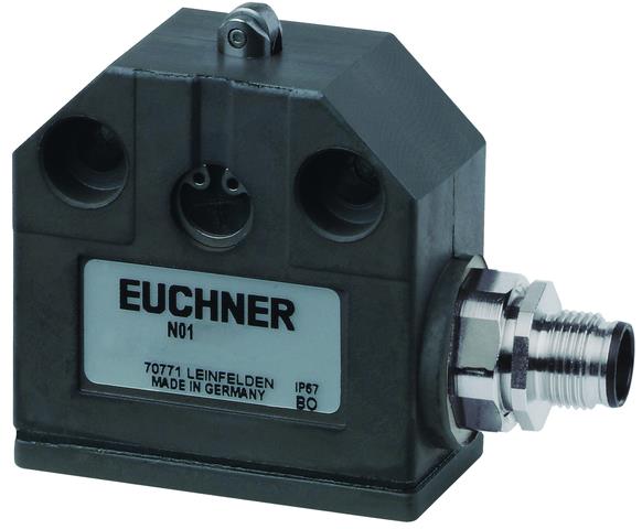 Euchner N01R562SVM5-M Precision single limit switch N01, roller plunger, plug connector M12 Turkiye
