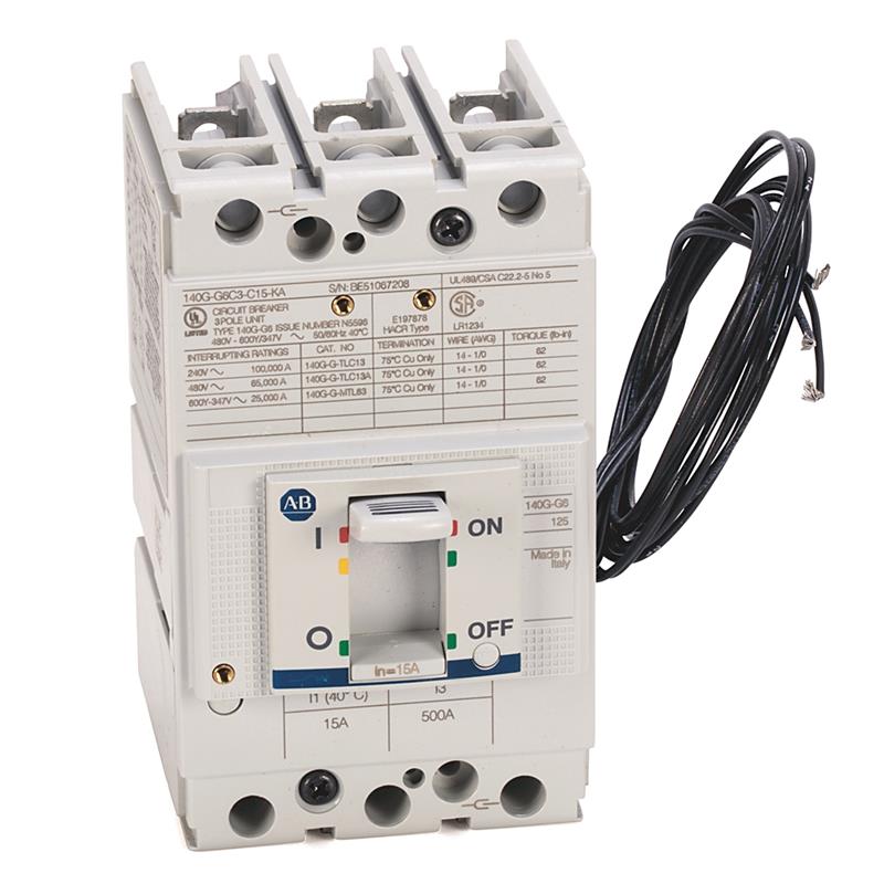 Allen Bradley 140G-G6C3-C15 140G 125A Frame Molded Case Ckt-Bkr Turkiye