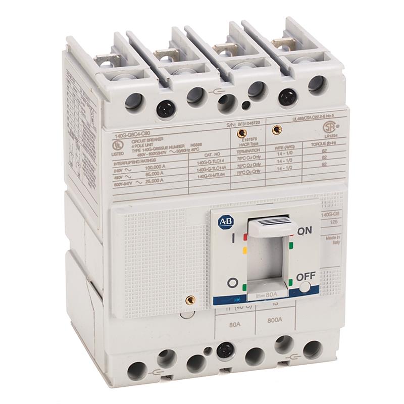 Allen Bradley 140G-G6C4-C16 140G 125A Frame Molded Case Ckt-Bkr Turkiye