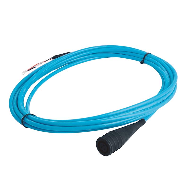 Allen Bradley 1443-CBL-MS2IBC-16S 16 feet of Silicone twisted shielded pair cable w/ molded 2 pin MIL connector and terminated to blunt cut Turkiye
