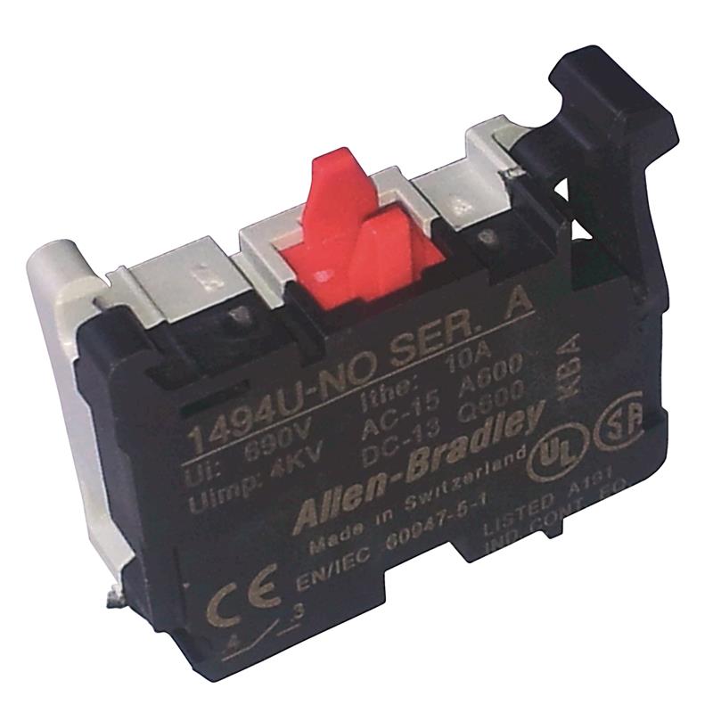 Allen Bradley 1494U-NC 1494U  10A NC Auxiliary Contact Turkiye