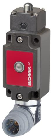 Euchner NZ2WO-511L060C1631 Safety switch NZWO, rounded plunger, plug connector SR6 Turkiye