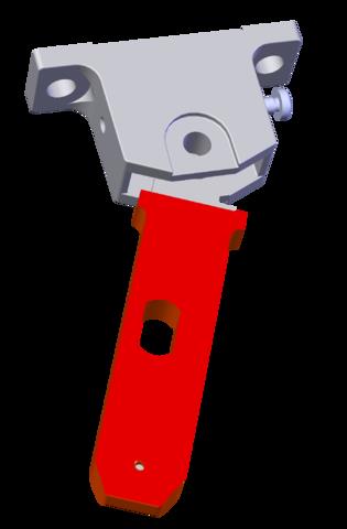 Euchner RADIUSBETAETIGER-Z-L-C2194 Hinged actuator, left, for safety switches NZVZ, NZVZVS and TZ Turkiye