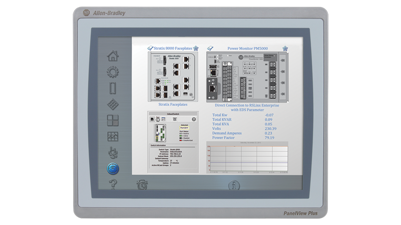 Allen Bradley 2711P-T4W21D8S-B PanelView Plus 7 Standard 4 W Terminal Turkiye