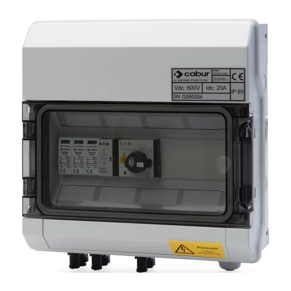 Cabur ISA0201CA10 DC photovoltaic stringboxes with release coil Turkiye