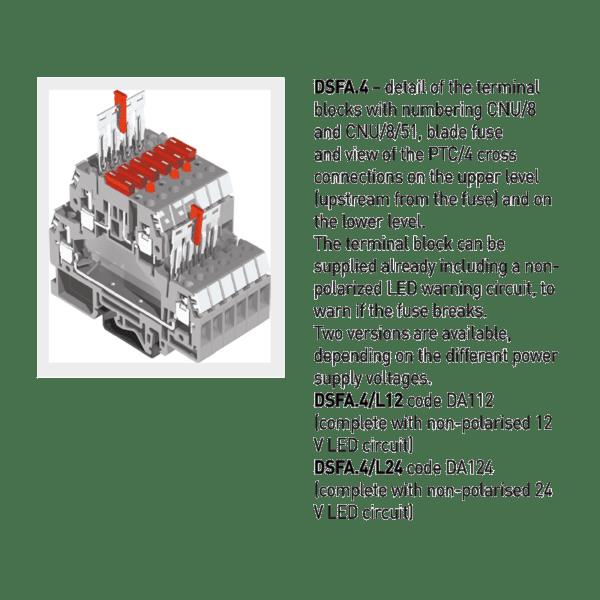 Cabur DA112 2 LEVELS FUSE-HOLDER Turkiye