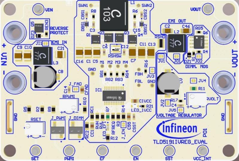 Infineon TLD5191IVREG_EVAL Turkiye