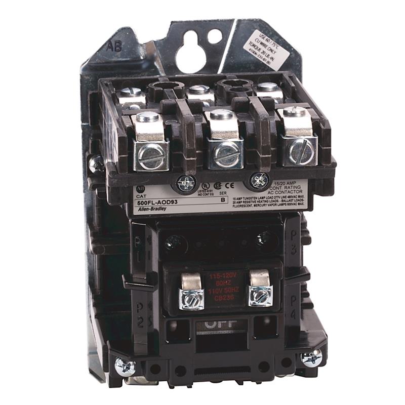 Allen Bradley 500FL-BOD93 NEMA Size 1 Feed Thru Lighing Contactor Turkiye