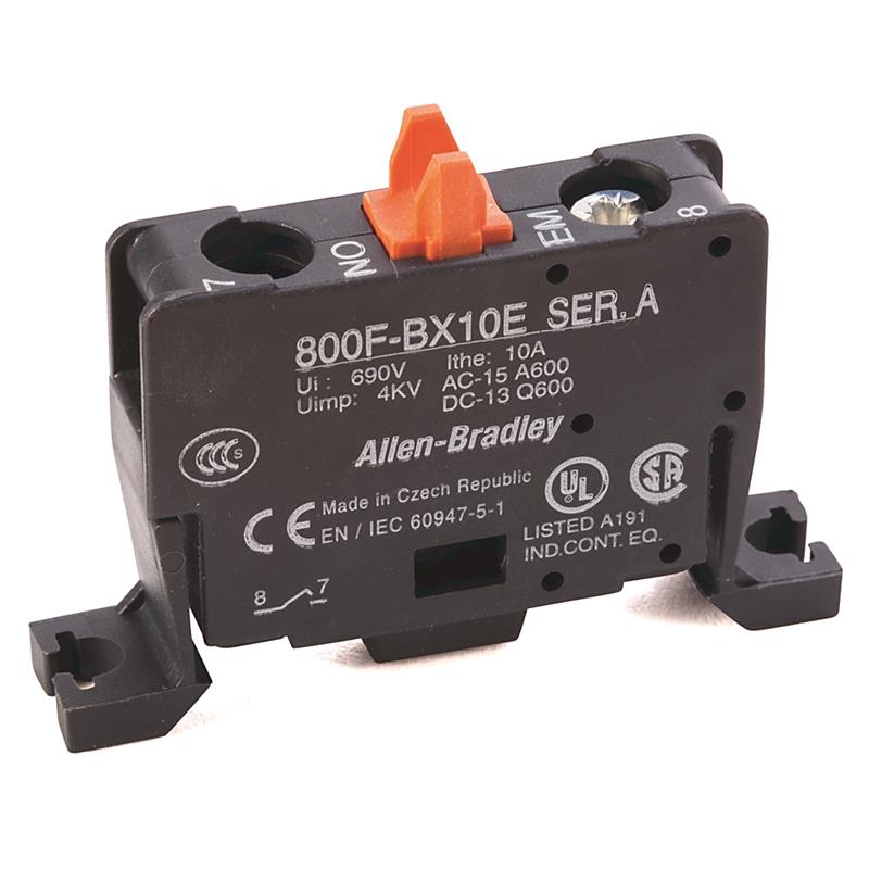 Allen Bradley 800F-BX10E 22mm Contact Block 800F PB Turkiye