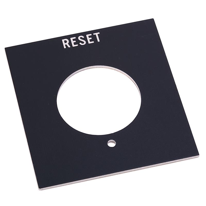 Allen Bradley 800H-Y38 800H PB RESET Standard Legend Plate Turkiye