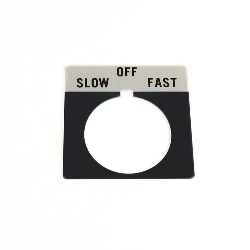 Allen Bradley 800T-X546 30mm 800T SLOW-OFF-FAST Legend Plate Turkiye