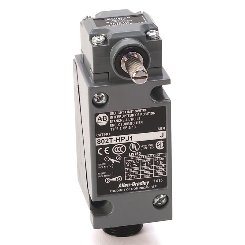 Allen Bradley 802T-HPJ9 Metal Plug-In Oiltight Limit Switch Turkiye