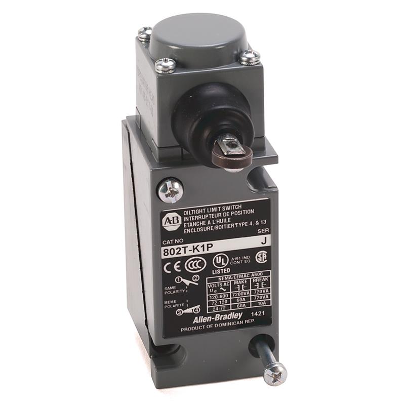 Allen Bradley 802T-K1P1 Metal Plug-In Oiltight Limit Switch Turkiye