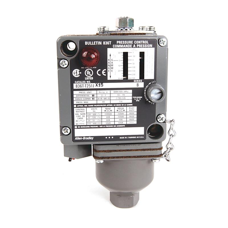 Allen Bradley 836T-T251J Electro-Mech Pres Cntrl Sw Turkiye