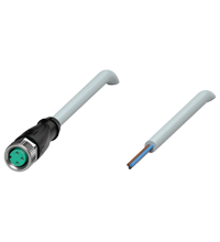 Pepperl+Fuchs V3-GM-5M-PUR Female cordset single-ended M8 straight A-coded, 3-pin, PUR cable grey Turkiye