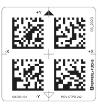 Pepperl+Fuchs PGV-CTPB-2x2 Self-adhesive polyester Data Matrix tag, backprinted, for the PGV system Turkiye