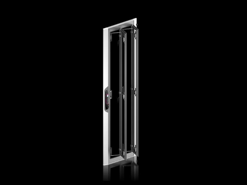 Rittal VX_IT 7030.262 VX IT aluminyum cam kapı (ADO), acil havalandırmalı, GxY=600x2000mm, 2x tek camlı güvenlik camlı, folyosuz Turkiye