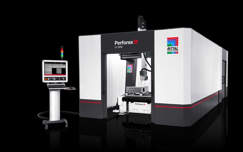 Rittal AS 4050.332 AS Perforex LC power units right, Overall dimension incl maintenance unit, (WxHxD): 5900 x 3800 x 8300 mm Turkiye