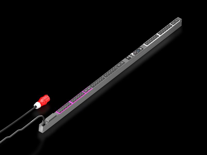 Rittal DK 7979.540 DK PDU ilave ölçümlü, kompakt basic güç dağıtımı, çıkış başına enerji ölçümü dahil, network ara yüzlü ve ekranlı ile GUD: 44x1895x70 mm, IEC 60 320: 36x C13 + 6x C19 Turkiye