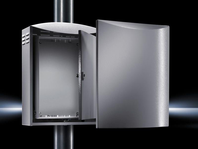 Rittal CS 9791.035 CS Wall-mounted enclosure, WHD: 530x700x265 mm, aluminum, with mounting plate, Enclosure-within-an-enclosure concept Turkiye