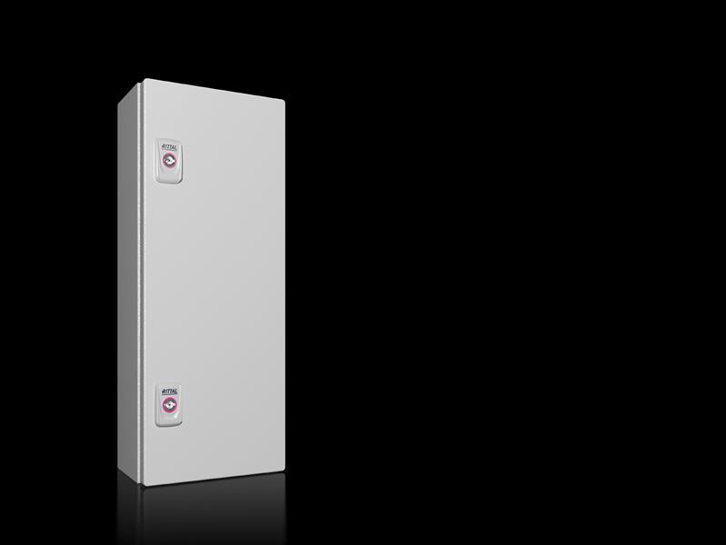 Rittal KX 1557.000 KX E-Box, GYD: 200x500x120 mm, çelik sac, montaj plakalı, kapılı Turkiye