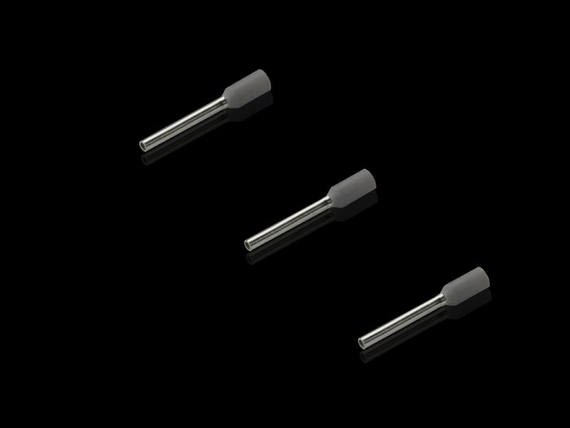 Rittal AS 4050.752 Wire end ferrules for manual preassembly, 014 mm², AWG 26, 8 mm, grey, loosely packed, 500 pc(s) Turkiye