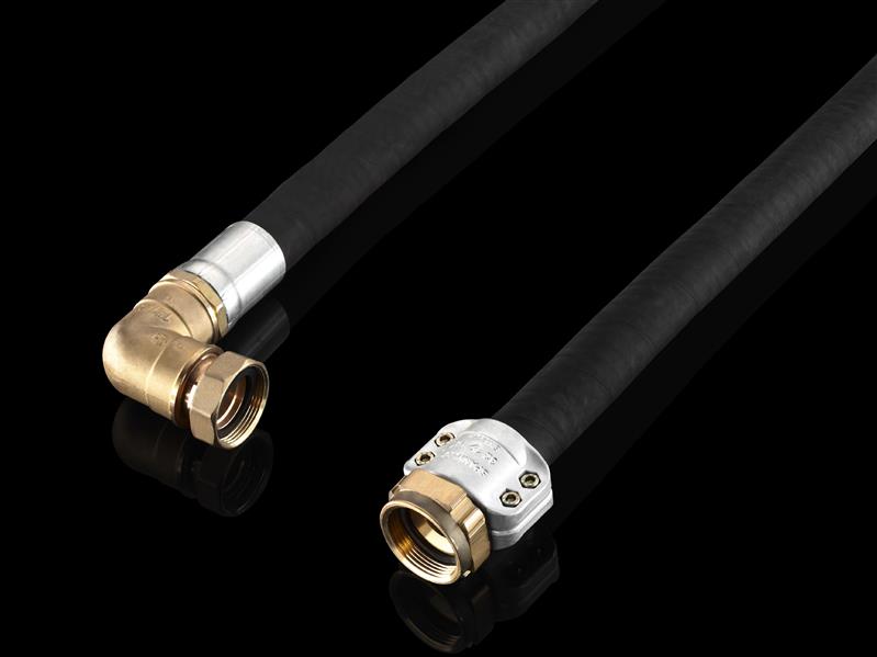 Rittal SK 3311.040 SK bağlantı hortumu, alt ve üst su bağlantısı için, LCP Rack/Inline CW için, U: 1800 mm Turkiye