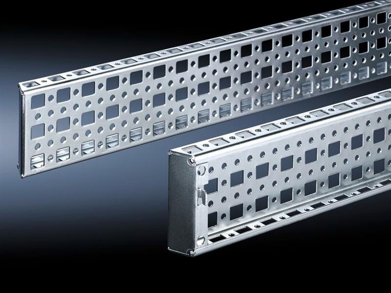 Rittal TS 8612.550 TS Montaj rayı, 23x73mm, G/D:500mm TS, 4'lü pk Turkiye